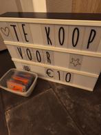 Letter lichtbak met letters, Ophalen of Verzenden