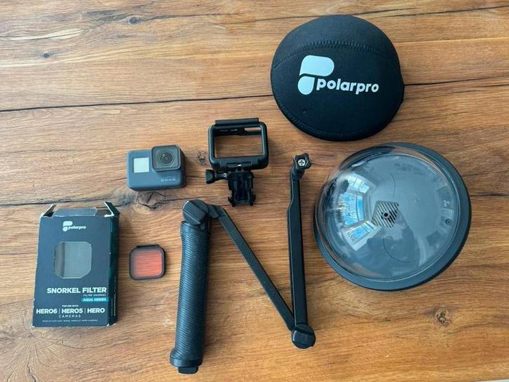 GoPro Hero5 Black inclusief complete set, Audio, Tv en Foto, Actiecamera's, Gebruikt, GoPro, Ophalen