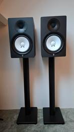Yamaha HS 80M studiomonitoren met standaard, Audio, Tv en Foto, Luidsprekers, Ophalen, Zo goed als nieuw, Front, Rear of Stereo speakers