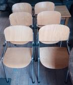 # 6 x Keukenstoelen # Stapelbaar, Ophalen, Gebruikt, Overige kleuren, Vijf, Zes of meer stoelen