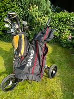 Cobra golfset met bagboy drager en ping regenhoes, Sport en Fitness, Golf, Ophalen of Verzenden, Gebruikt, Overige merken