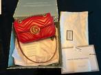 Gucci marmont small rood, Ophalen, Zo goed als nieuw, Rood, Schoudertasje
