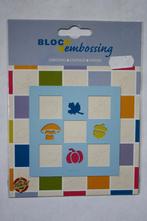 Bloc embossing mal eikel/blad/pompoe/paddestoel, Ophalen of Verzenden, Nieuw, Natuur, Pons of Mal