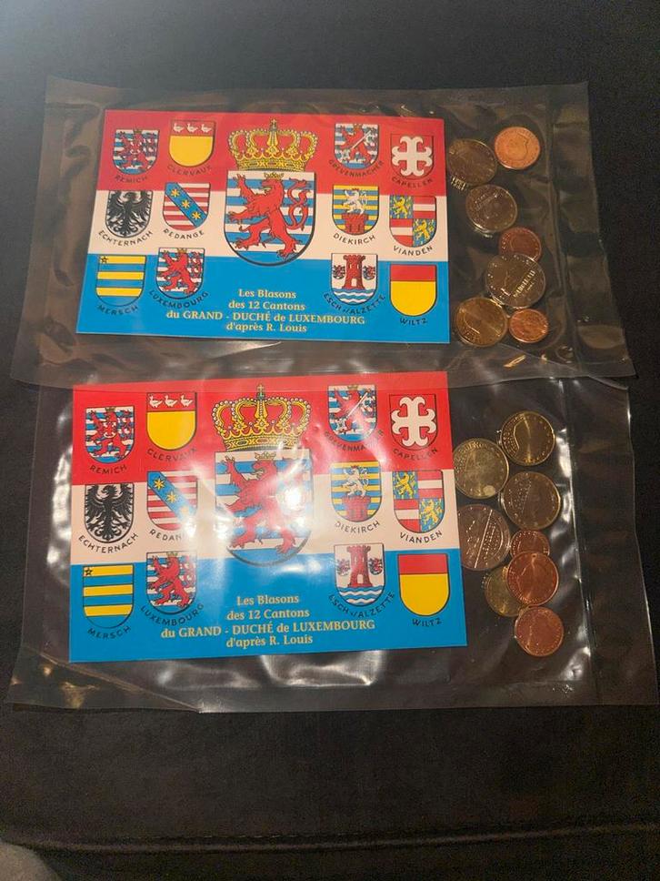 Luxemburgse Munten Set - Les Blasons des 12 Cantons, Postzegels en Munten, Munten en Bankbiljetten | Verzamelingen, Munten, Buitenland