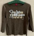 Groene top, shirt met 3/4 mouw; Esprit; Large; 100% katoen, Maat 42/44 (L), Ophalen of Verzenden, Zo goed als nieuw, Lange mouw