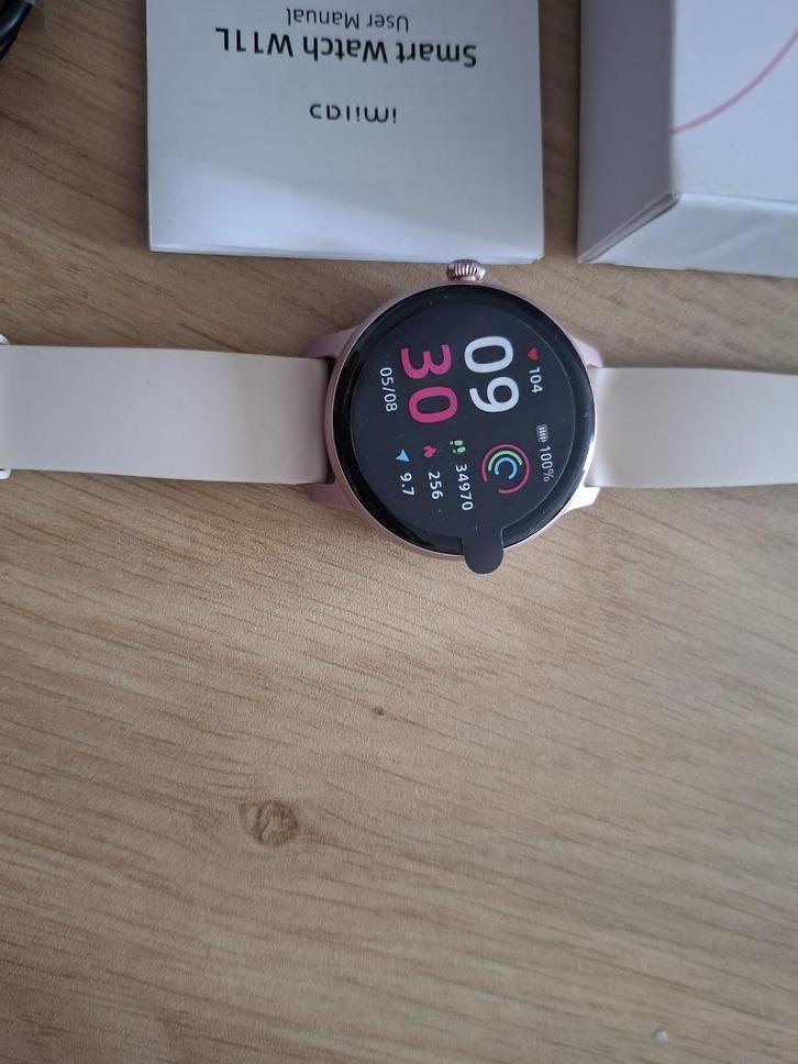 Smartwatch IMILAB W11, Sieraden, Tassen en Uiterlijk, Smartwatches, Nieuw, Android, Roze, Afstand, Calorieverbanding, Conditie