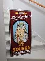 Emaille bord Soussa, Ophalen of Verzenden, Zo goed als nieuw, Reclamebord