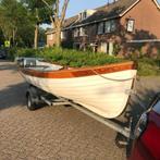 Houten sloep, overnaads, net gerenoveerd, Watersport en Boten, Ophalen, 10 tot 30 pk, Gebruikt, Hout