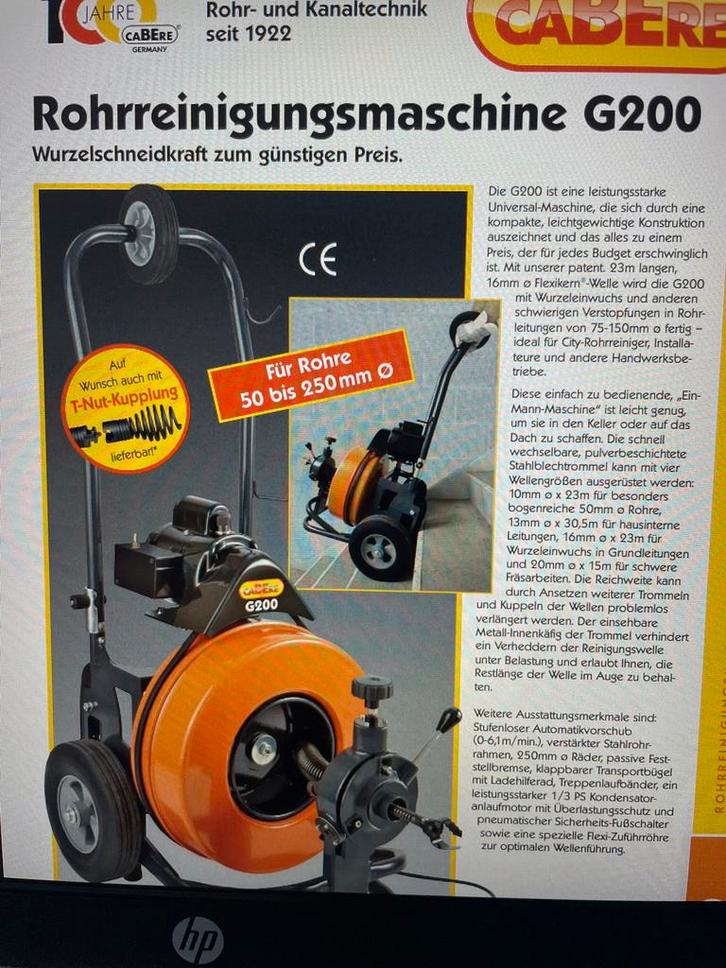 Cabere G 200 Onstoppingsapparaat., Doe-het-zelf en Verbouw, Gereedschap | Overige machines, Gebruikt, Ophalen