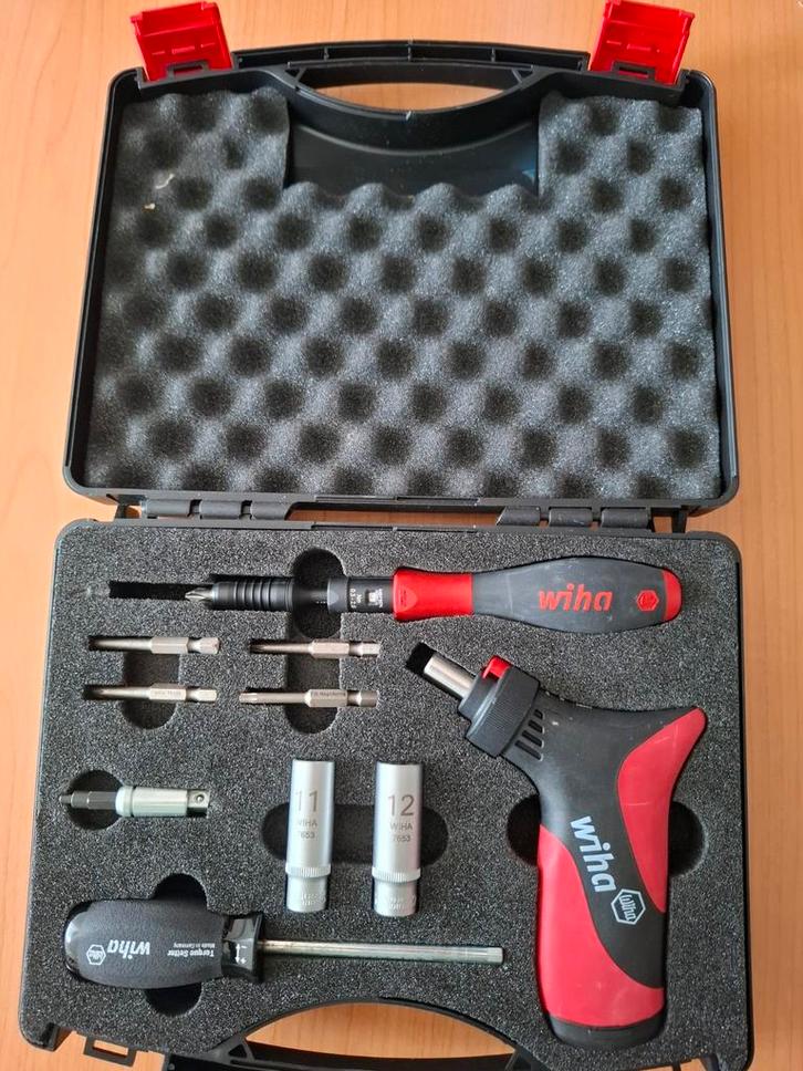 Wiha TPMS Momentschroevendraaierset, Doe-het-zelf en Verbouw, Gereedschap | Handgereedschap, Gebruikt, Ophalen of Verzenden