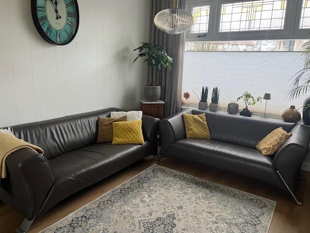 Rolf Benz banken set model 322, Huis en Inrichting, Banken | Bankstellen, Gebruikt, Rechte bank, Overige maten, 150 tot 200 cm