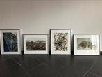 Aluminium fotolijsten 51,5x41,5 met paspartout. Prijs p st, Ophalen, Zo goed als nieuw