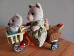 Sylvanian families fietsen met mama compleet, Ophalen of Verzenden, Zo goed als nieuw