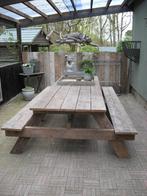 picknicktafel van Steigerhout, Nieuw, Rechthoekig, Hout, Ophalen