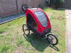 HOMCOM 3-in-1 kinderaanhanger jogger fietskar voor 2 kindere, Ophalen, Gebruikt, Kinderkar, Opvouwbaar