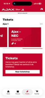 Ajax - Nec Vak 425, Twee personen, Maart