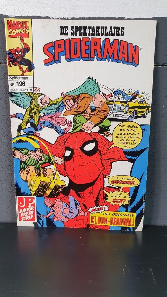 De Spektakulaire Spiderman nr. 196, Junior Press 1995. 7A11, Boeken, Strips | Comics, Gelezen, Eén comic, Ophalen of Verzenden