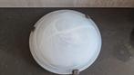 Mooie klassieke plafond lamp plafonniere, mat glas, Ophalen of Verzenden, Zo goed als nieuw, Glas