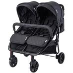 Lorelli Duo Black Duowagen incl. Luiertas, Kinderen en Baby's, Tweelingen en Meerlingen, Ophalen, Zo goed als nieuw, Kinderwagen of Buggy