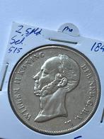Zilveren rijksdaalder 1848, Postzegels en Munten, Munten | Nederland, Zilver, 2½ gulden, Ophalen of Verzenden, Koning Willem II