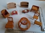 Houten poppenhuis spulletjes, Ophalen, Zo goed als nieuw, Poppenhuis