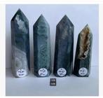 Korting 4 x Mosagaat Toren, Punt, eentje Drusy, zie omschr., Nieuw, Ophalen of Verzenden, X, X