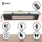 Infrarood veranda heater +afstandsbediening 1800w warmtelamp, Tuin en Terras, Terrasverwarmers, Ophalen, Nieuw, Wand