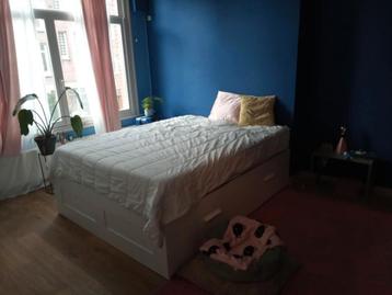 Ikea BRIMNES bedframe with storage, 160 x 200 beschikbaar voor biedingen
