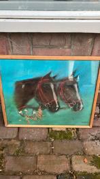Paarden koppen (hoofden), Antiek en Kunst, Kunst | Schilderijen | Abstract, Ophalen of Verzenden