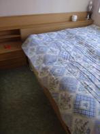 2 pers bed 220 cm lang 180  breed, 180 cm, Gebruikt, Bruin, 220 cm