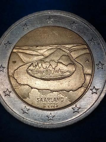 2 Euro Duitsland 2025 - Saarland beschikbaar voor biedingen