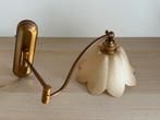 2 vintage wandlampen messing, Huis en Inrichting, Lampen | Wandlampen, Ophalen of Verzenden, Zo goed als nieuw