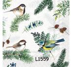 Servetten decoupage/bullet journal * vogels L1559, Hobby en Vrije tijd, Knutselen, Verzenden, Nieuw, Materiaal