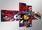 Nieuw * 4 Luik van Canvas * Graffity Crash 70x160cm, Ophalen of Verzenden