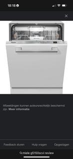 Miele vaatwasser nieuw vrijdag gebracht., Minder dan 85 cm, Ophalen of Verzenden, Zo goed als nieuw, Inbouw