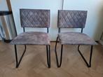 2 nette eetkamerstoelen - zithoogte 46cm, Huis en Inrichting, Stoelen, Ophalen, Zo goed als nieuw, Twee