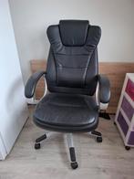 Zwarte Bureaustoel, Huis en Inrichting, Ophalen, Gebruikt, Zwart, Bureaustoel