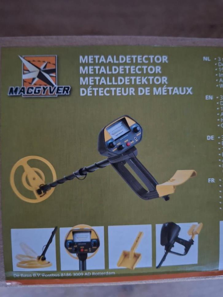 Macgyver Metaaldetector - Prima voor beginners!, Hobby en Vrije tijd, Metaaldetectors, Gebruikt, 30 cm of minder, Overige merken
