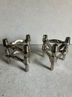 Stoff Nagel BMF vintage kandelaren set van 4 stuks, Ophalen of Verzenden, Gebruikt, Overige materialen, Minder dan 25 cm