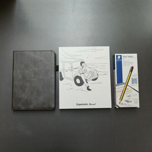 Supernote Nomad A6X2 met Steadtler Noris digital pen en hoes, Computers en Software, Tekentablets, Nieuw, Draadloos, Ophalen