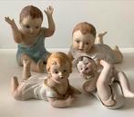 Vintage Biscuit Porselein Baby Popjes - Jaren 50, Ophalen of Verzenden, Zo goed als nieuw, Babypop, Levensecht of Reborn