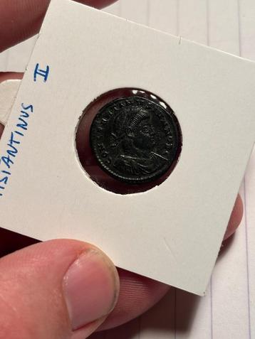 Romeinse munt - constantijn II beschikbaar voor biedingen