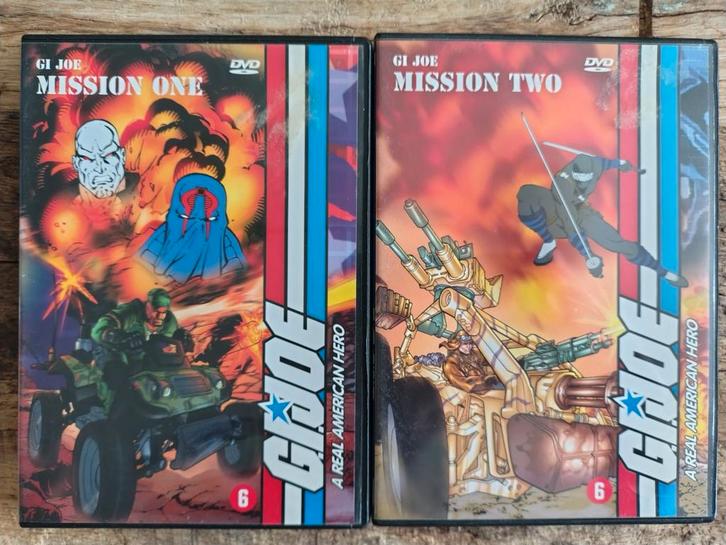GI Joe DVD Boxset - Missie 1 & 2, Mission 1 en 2, Cd's en Dvd's, Dvd's | Tekenfilms en Animatie, Zo goed als nieuw, Boxset, Vanaf 6 jaar