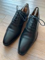 Zwarte nette Greve gladde herenschoenen maat 7, Ophalen of Verzenden, Gedragen, Zwart, Veterschoenen