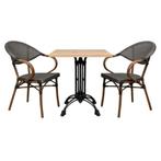 Terrastafels sets, Horeca terrasmeubilair terrasstoelen  614, Ophalen of Verzenden, Nieuw, Minder dan 100 cm