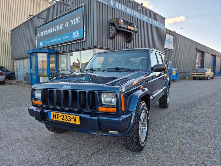 Jeep cherokee koningsblauw en alcantara interieur  !!, Auto's, Jeep, Bedrijf, 4x4, ABS, Airbags, Airconditioning, Boordcomputer