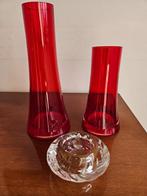 Vintage Royal Copenhagen Swirl kandelaar, Ophalen, Glas