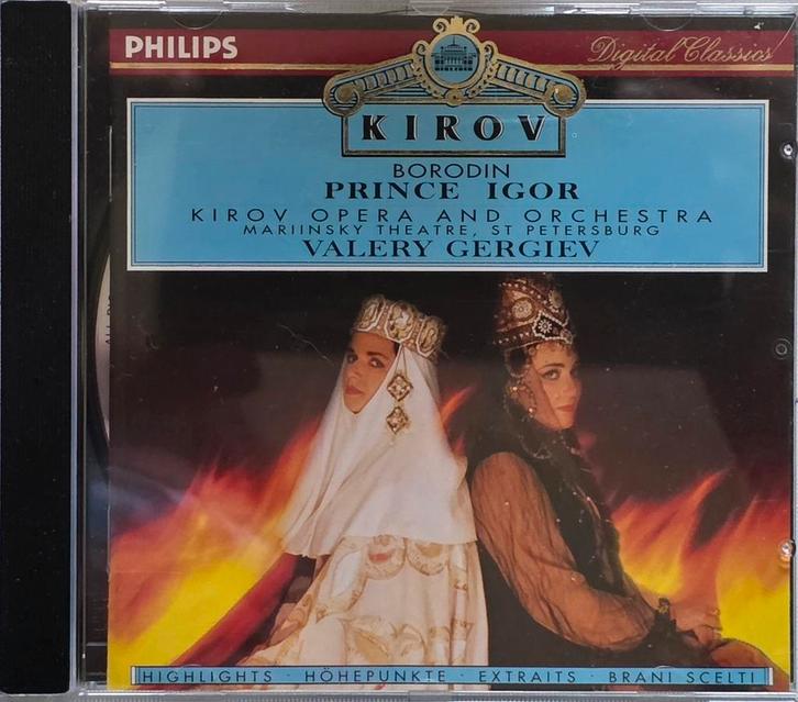 Borodin - Prince Igor Highlights - Kirov Opera CD, Cd's en Dvd's, Cd's | Klassiek, Zo goed als nieuw, Opera of Operette, Romantiek