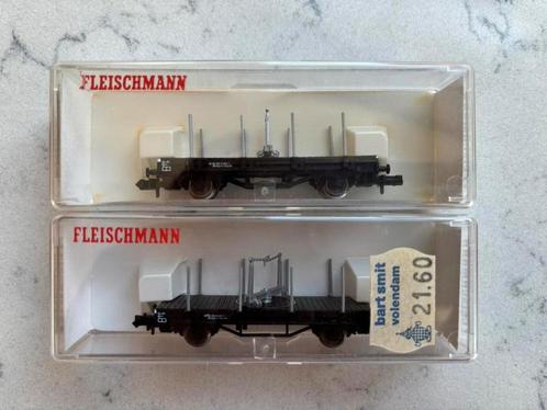 Fleischmann wagon 2x 8220, Hobby en Vrije tijd, Modeltreinen | N-Spoor, Zo goed als nieuw, Wagon, Gelijkstroom, Fleischmann, Ophalen of Verzenden