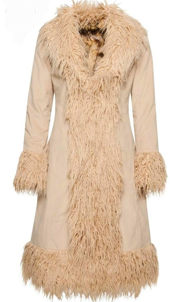 Ibiza style winterjas van Superdry, Kleding | Dames, Jassen | Winter, Nieuw, Maat 42/44 (L), Beige, Ophalen of Verzenden